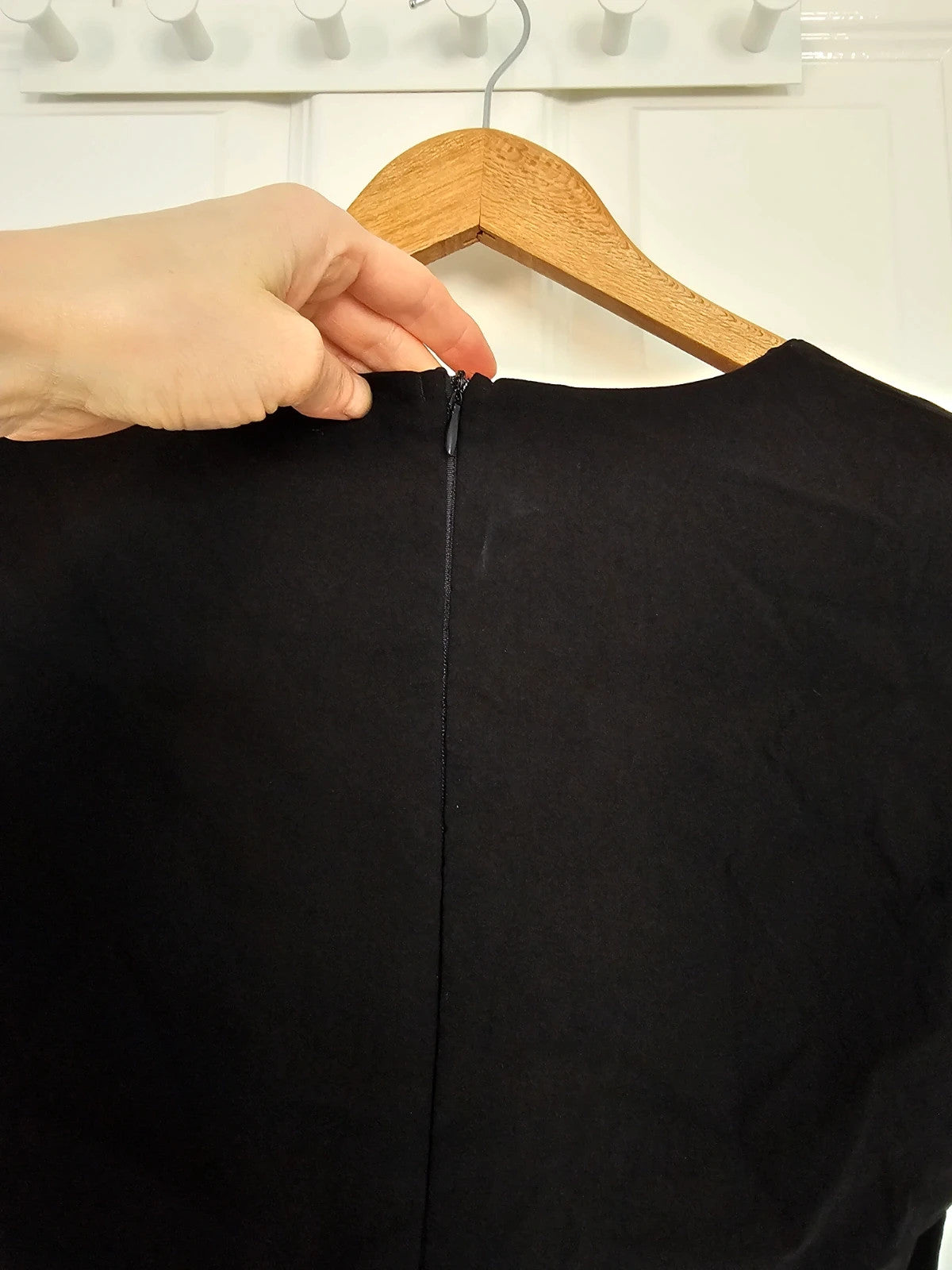 PLF square neck cap sleeve bodysuit women viscose plain party night out black XL/14