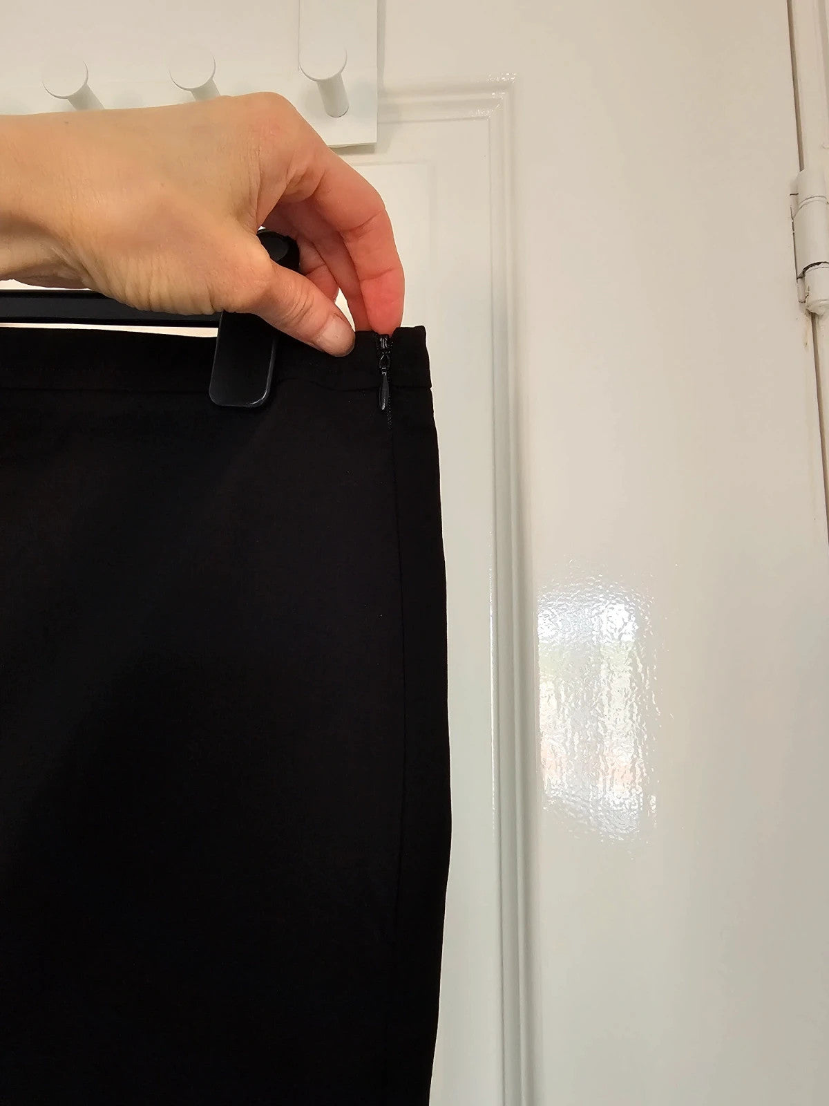 Asos pencil knee length skirt women zipper split hem classic timeless office plus size 3XL/18