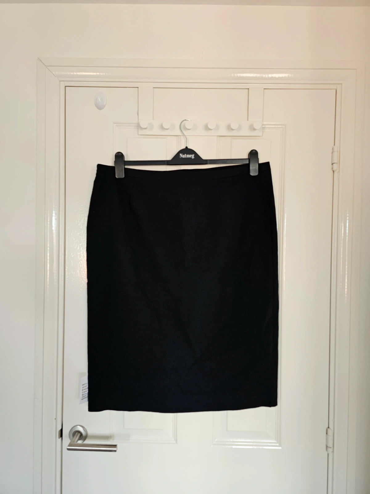 Asos pencil knee length skirt women zipper split hem classic timeless office plus size 3XL/18
