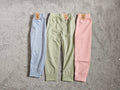 Generic kids girls 5y set of joggers pink/blue/green elastic waist cuff hem casual trousers soft