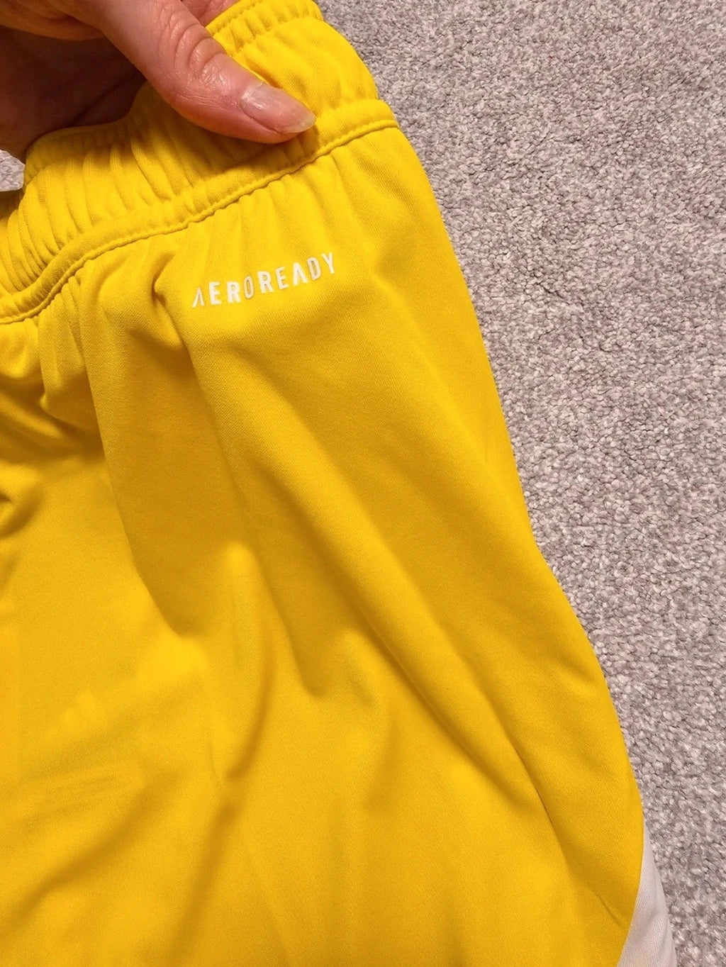Adidas tiro 24 football shorts lightweight aeroready active sport shorts yellow/black unisex S