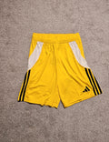Adidas tiro 24 football shorts lightweight aeroready active sport shorts yellow/black unisex S