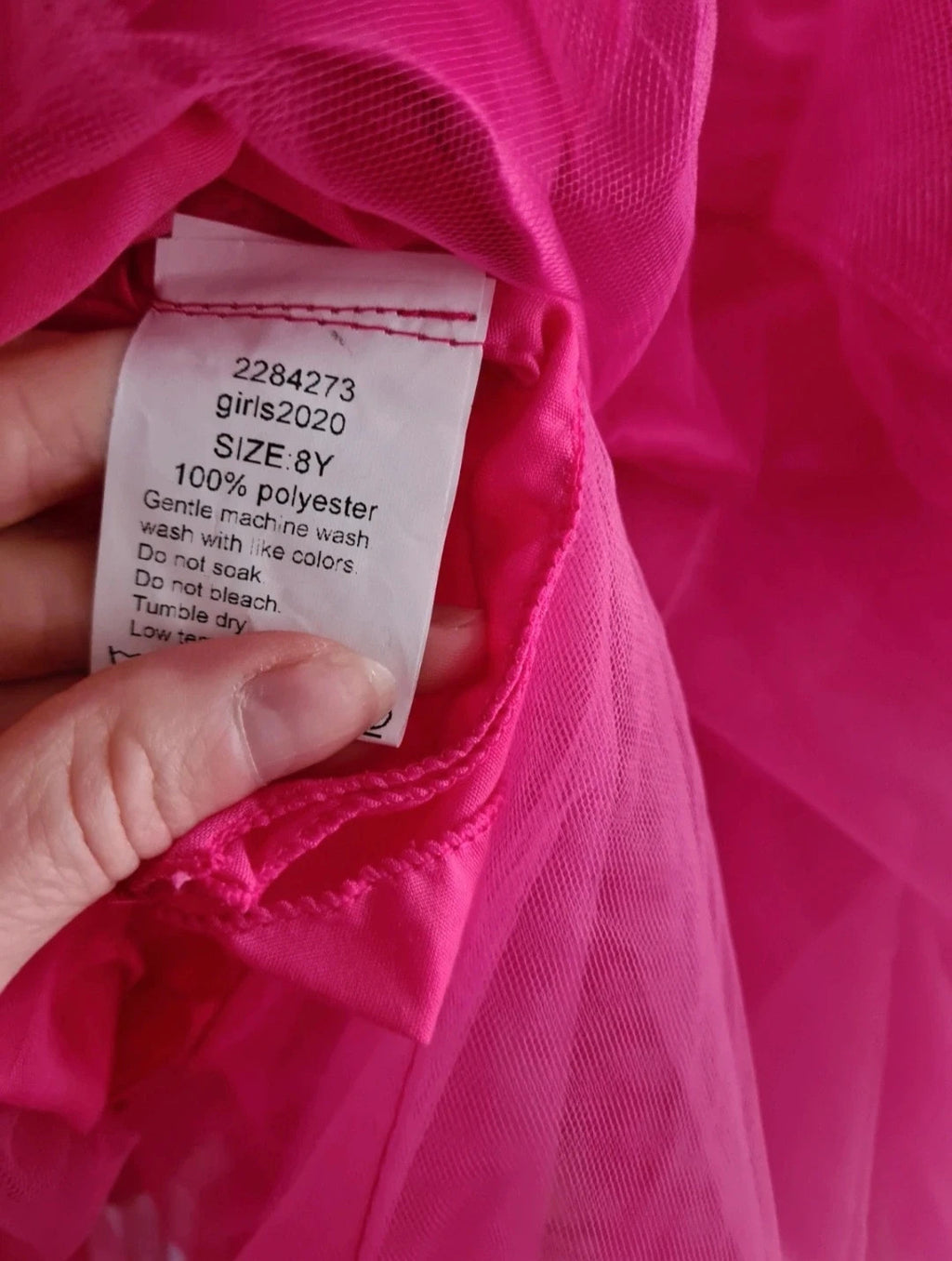 Barbie Dress girls 8y pink fuchsia above knee barbie dress bows tulle straps occasion weeding