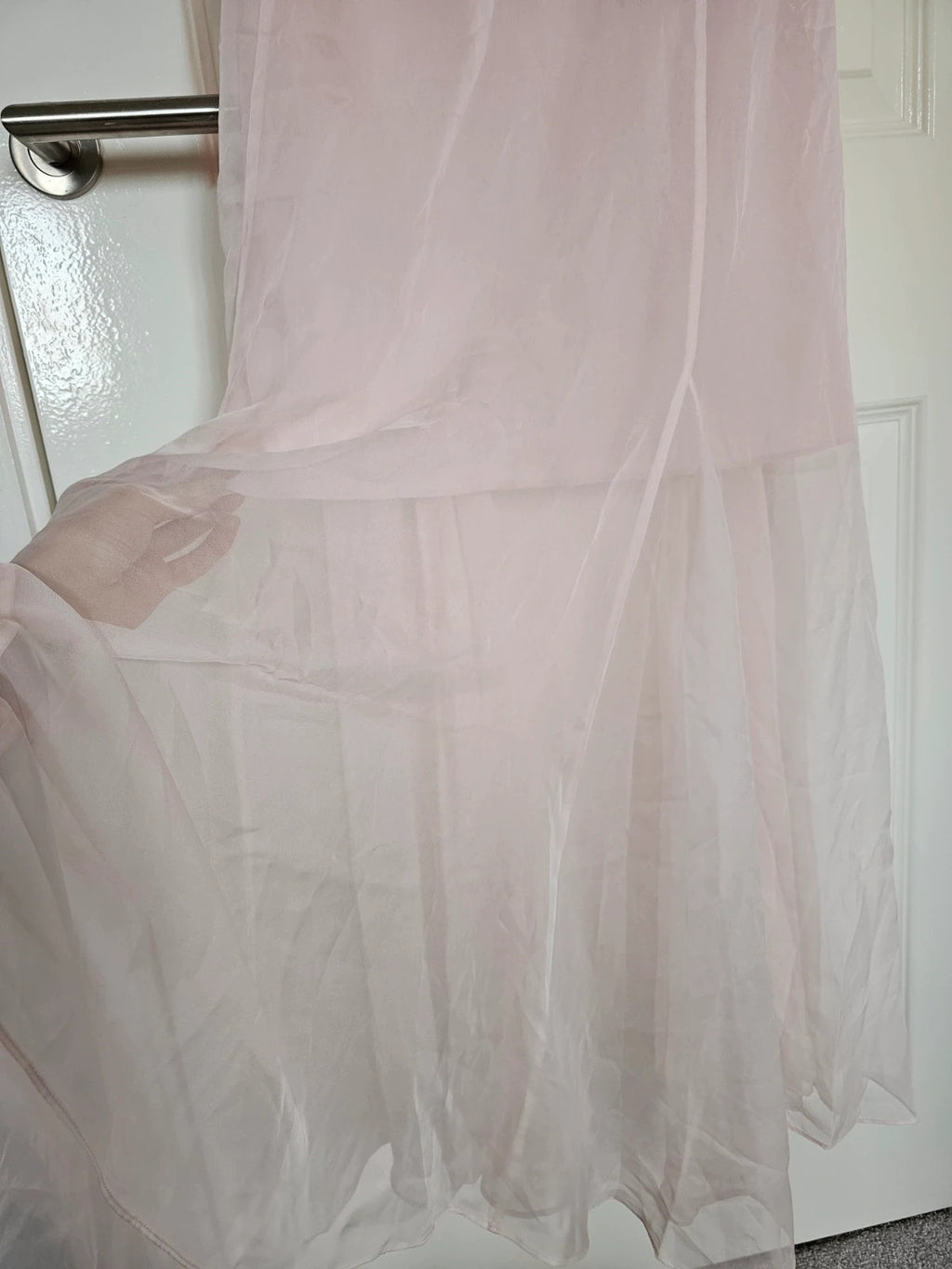 Forever New Aaliyah godet slip long dress women chiffon cocktail party dress rose 2XL/16