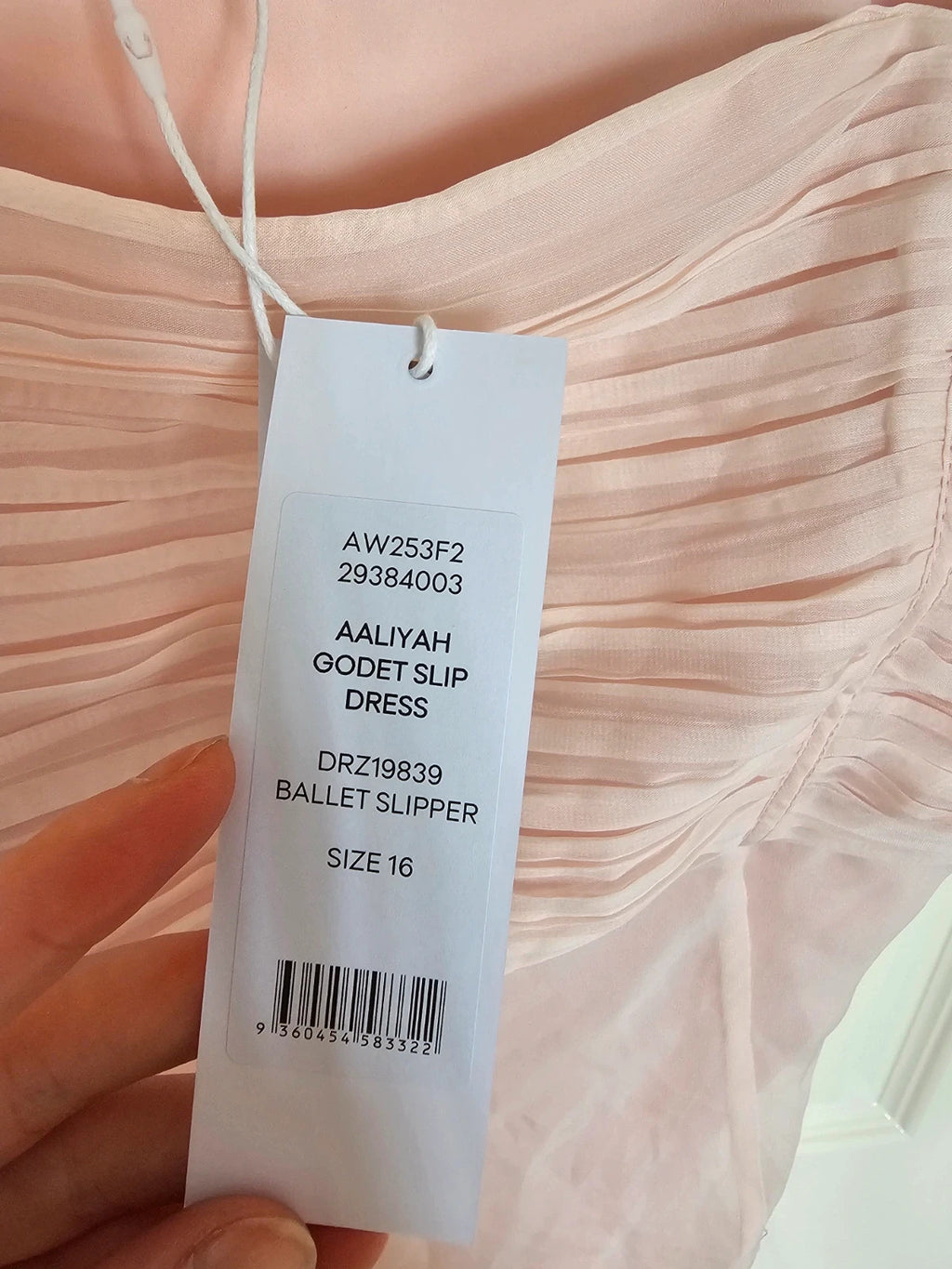 Forever New Aaliyah godet slip long dress women chiffon cocktail party dress rose 2XL/16