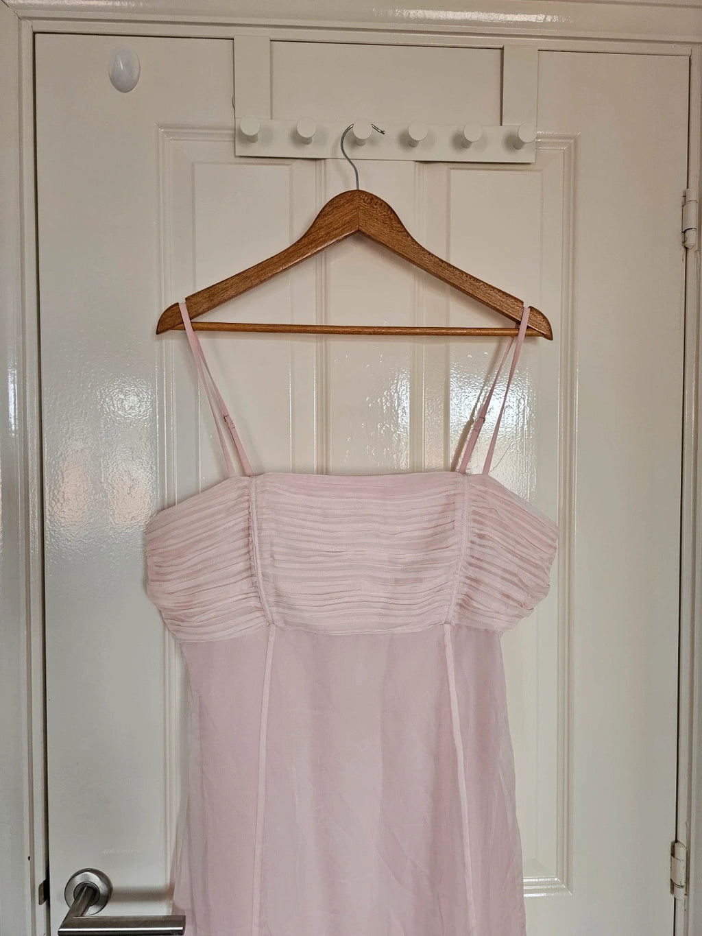 Forever New Aaliyah godet slip long dress women chiffon cocktail party dress rose 2XL/16