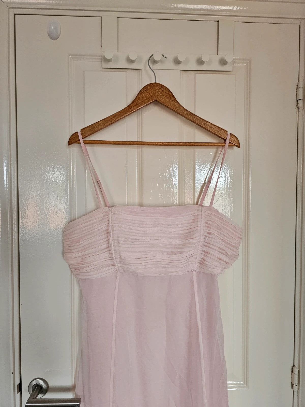 Forever New Aaliyah godet slip long dress women chiffon cocktail party dress rose 2XL/16