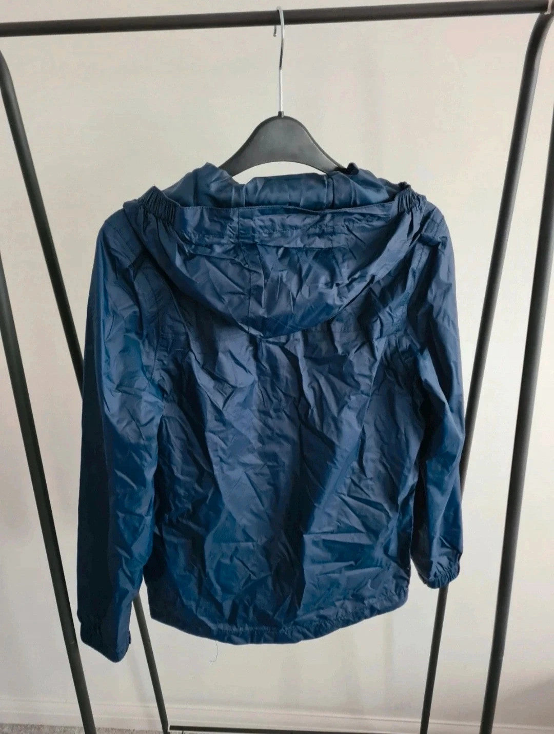 Mountain Warehouse teen 13y torrent kids waterproof lightweight jacket hood dark blue