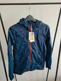 Mountain Warehouse teen 13y torrent kids waterproof lightweight jacket hood dark blue