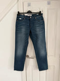 Only & sons onsweft regular straight leg jeans men cotton mid rise dark blue denim trousers W33L32