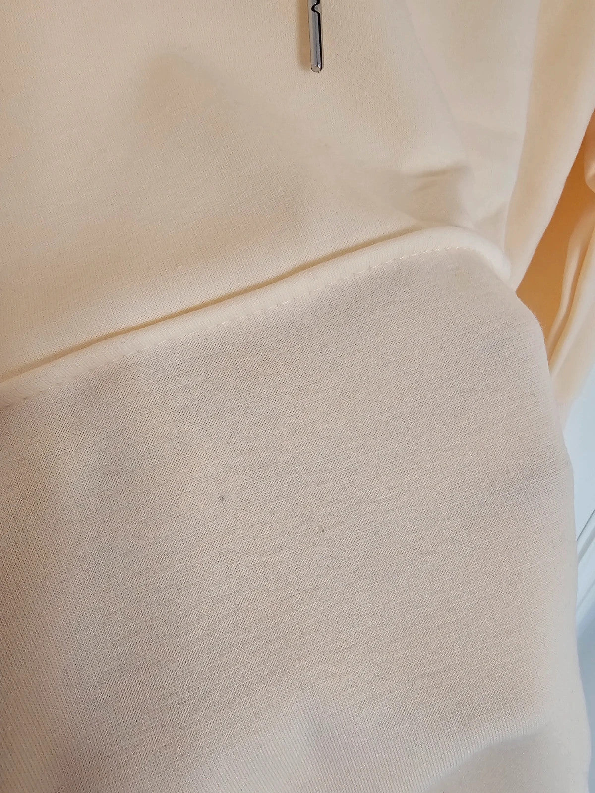 The Warmy women oversized hoodie dress blanket fleece inside cotton yellow L/12