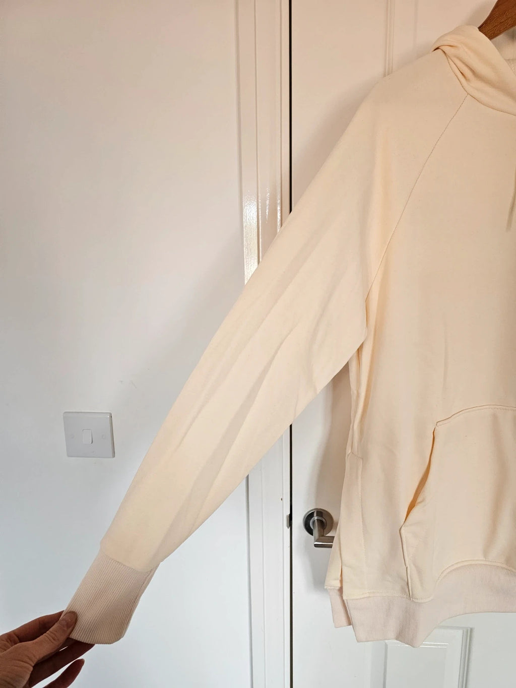 The Warmy women oversized hoodie dress blanket fleece inside cotton yellow L/12
