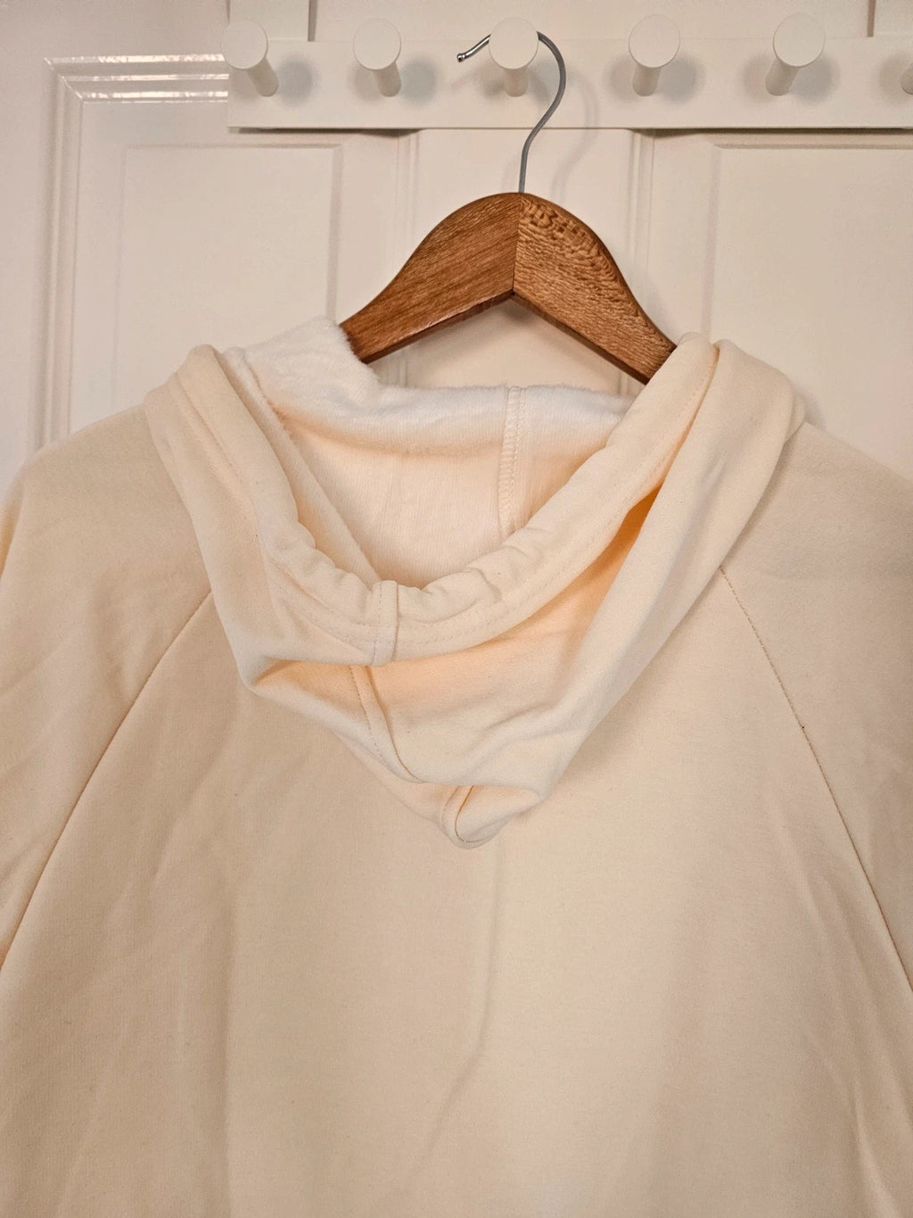 The Warmy women oversized hoodie dress blanket fleece inside cotton yellow L/12