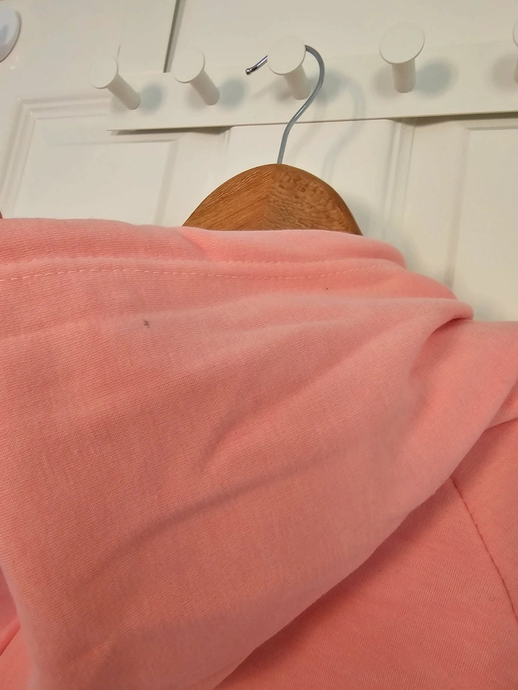 The Warmy women oversized hoodie dress blanket fleece inside cotton pink XL/14