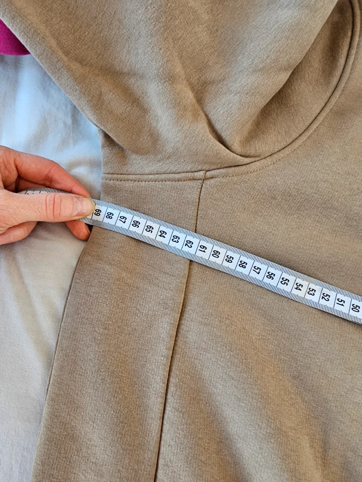 Jacamo men quarters zipper high neck jumper cotton blend pullover casual beige 2XL