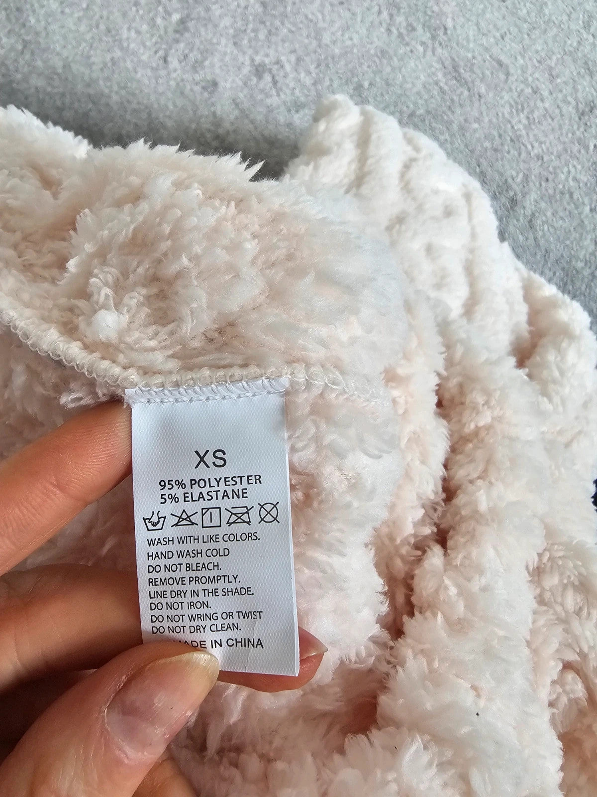Nina Bonheur women 2pcs thick cable fleece hoodie & pants fluffy pyjamas loungewear warm rose XS/6