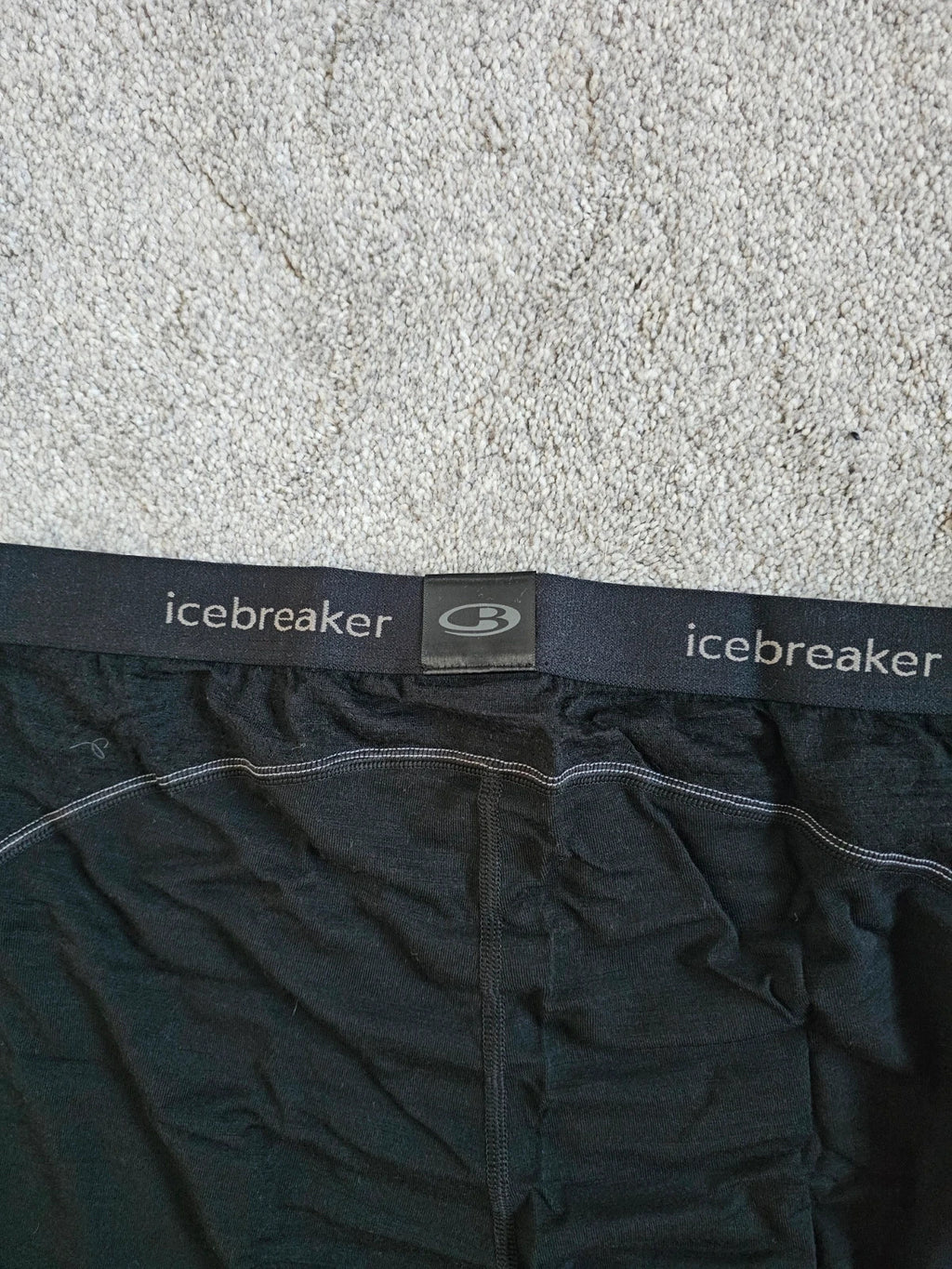 Icebreaker bodyfitzone women 150 zone leggings merino base layer ski hiking trekking black M