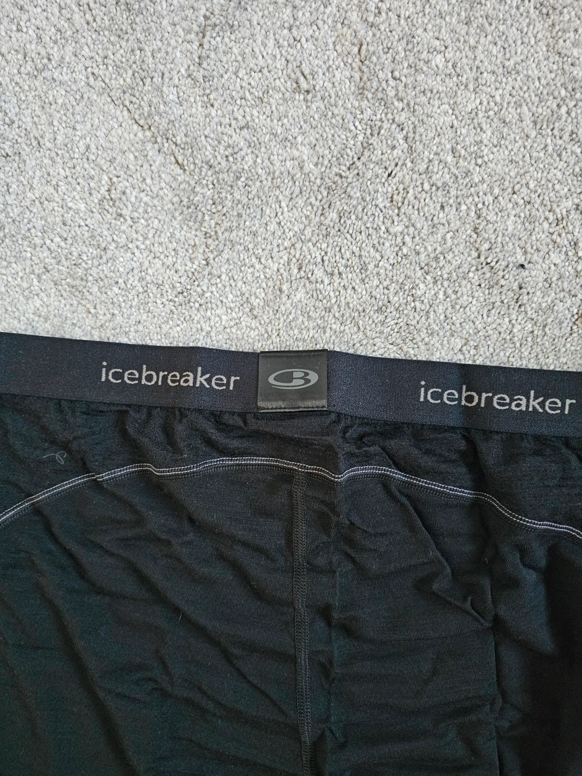 Icebreaker bodyfitzone women 150 zone leggings merino base layer ski hiking trekking black M
