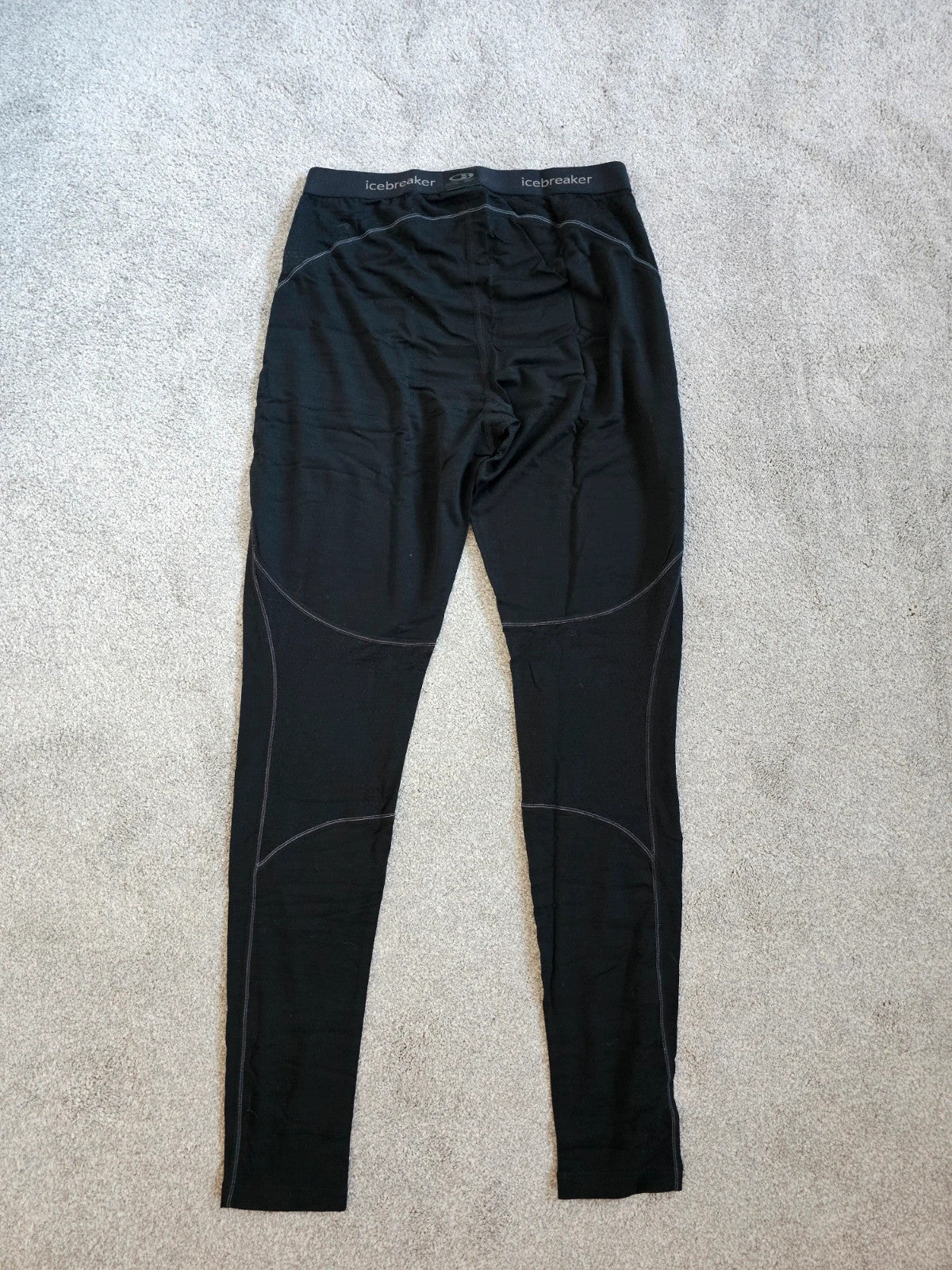 Icebreaker bodyfitzone women 150 zone leggings merino base layer ski hiking trekking black M