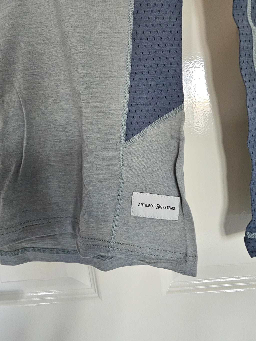 Artilect women merino base layer darkhorse 185 zoned 1/4 zip top long sleeve slate/storm blue XS/6