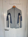 Artilect women merino base layer darkhorse 185 zoned 1/4 zip top long sleeve slate/storm blue XS/6