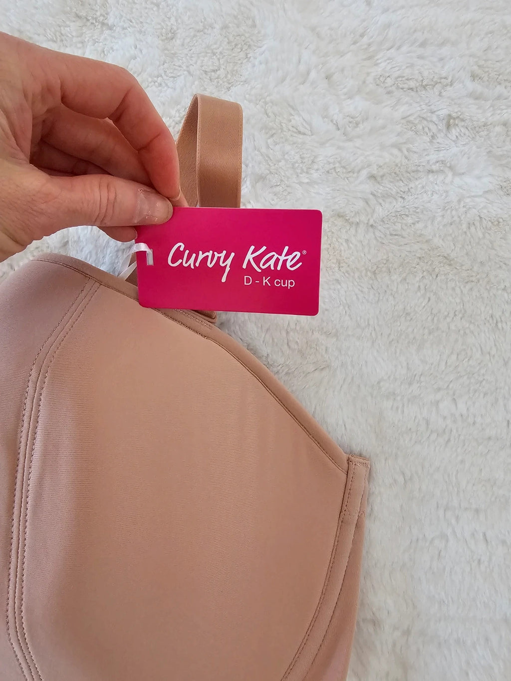 Curvy Kate women luxe strapless multiway bra padded underwire latte/beige UK40GG/EU90J