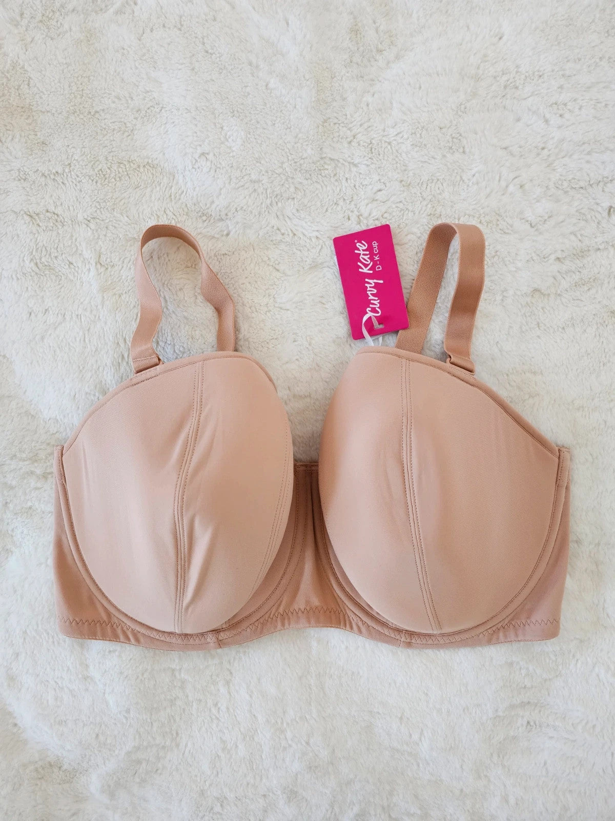 Curvy Kate women luxe strapless multiway bra padded underwire latte/beige UK40GG/EU90J