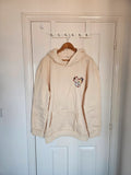 Shein women Beauty and the Beast print hoodie regular kangaroo pocket casual 2XL/16