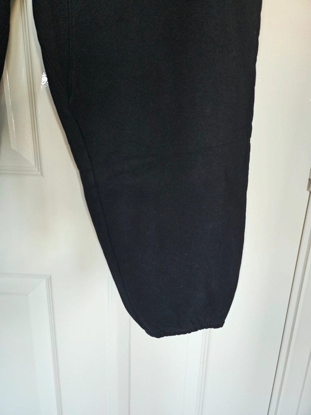 Kylie Jenner women black classic joggers cotton sweatpants lounge active streetwear M