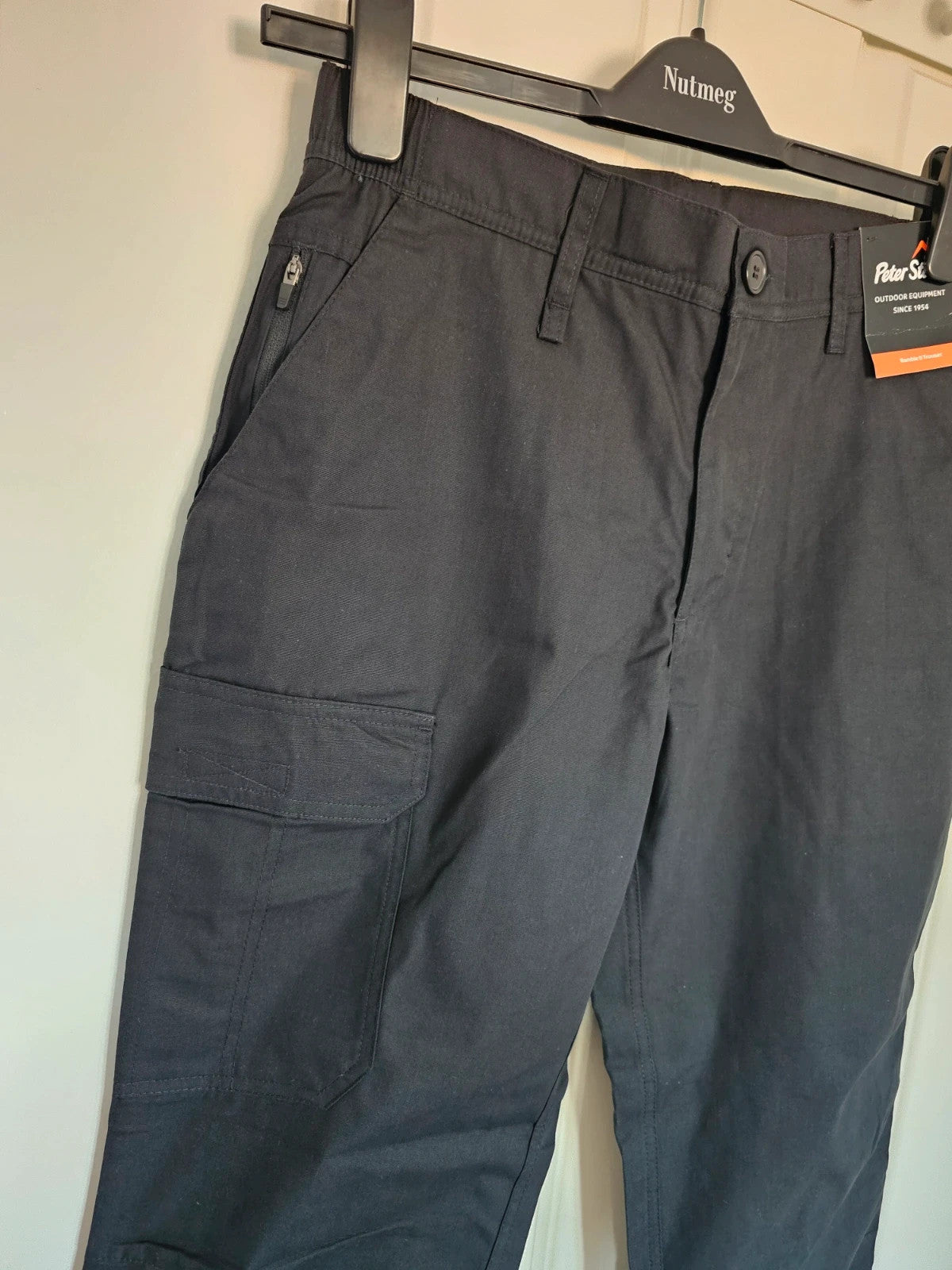 Peter Storm men Ramble II trousers outdoor trekking active water resistant black S/30L