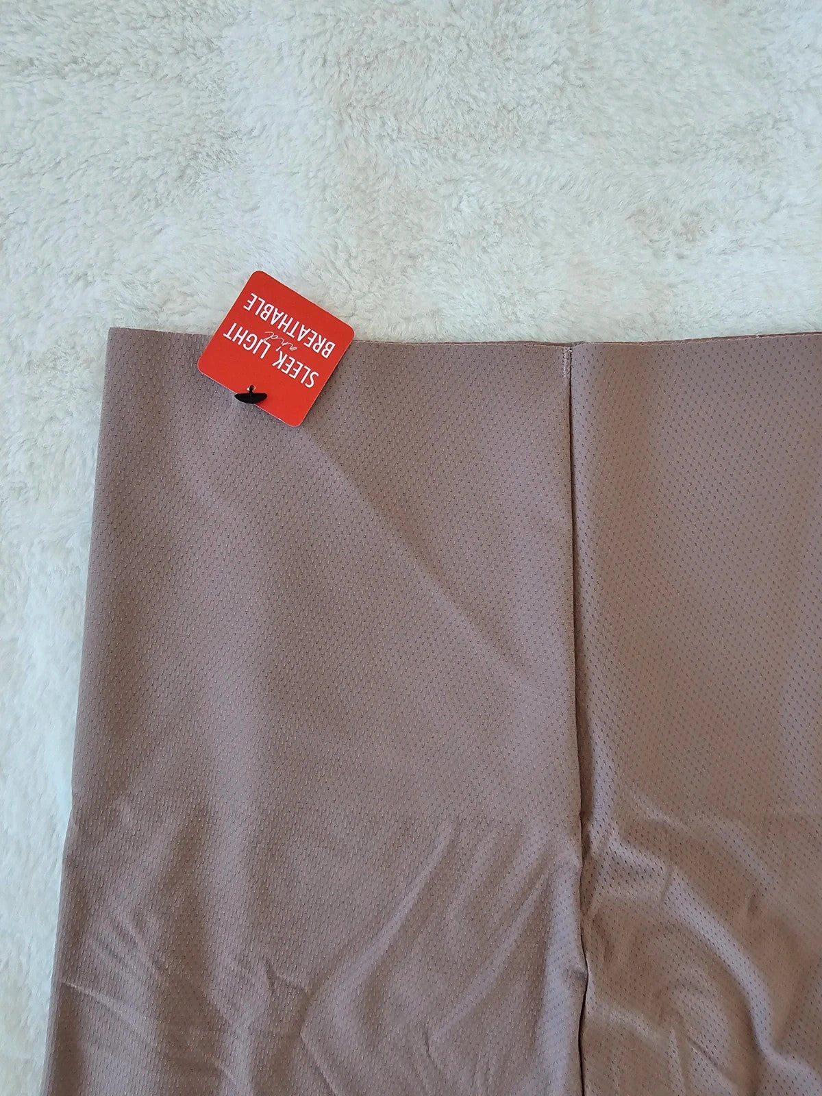Skinnygirl women 2pcs breathable shaping shorts tummy tight slimmer high waist beige/black XL/14