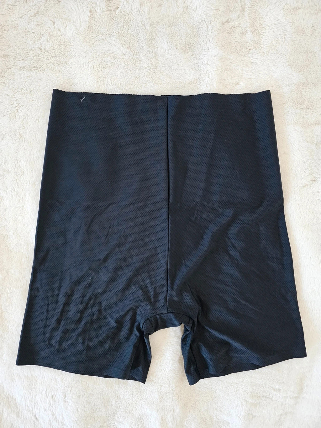 Skinnygirl women 2pcs breathable shaping shorts tummy tight slimmer high waist beige/black XL/14