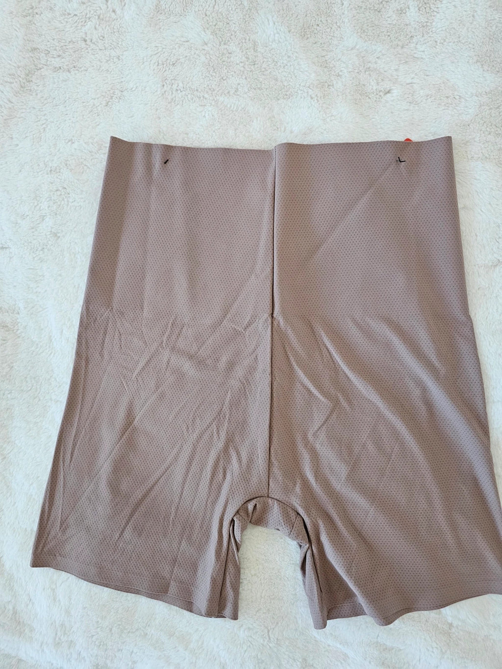 Skinnygirl women 2pcs breathable shaping shorts tummy tight slimmer high waist beige/black XL/14