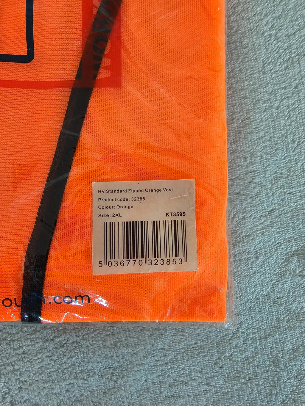 ST workwear men 2pcs Hi-Vis safety vest waistcoat high visibility CAT II orange 2XL