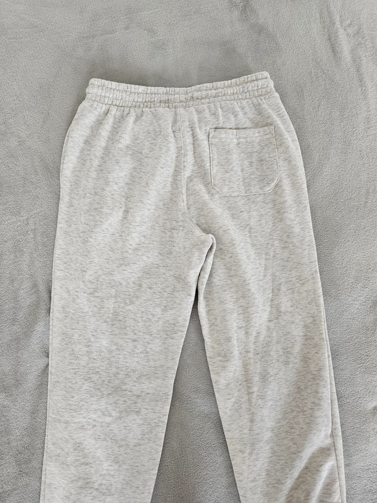 Primark grey and white joggers, regular fit, cotton blend, casual lounge style.